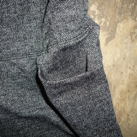 Athleta Metro High Waisted Leggings Herringbone Stretch Pants Womens Medium Gray - Picture 10 of 15